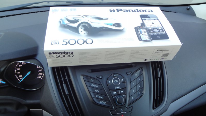 Установка Pandora DXL 5000 на Ford Kuga. Реализовали автозапуск двигателя.
